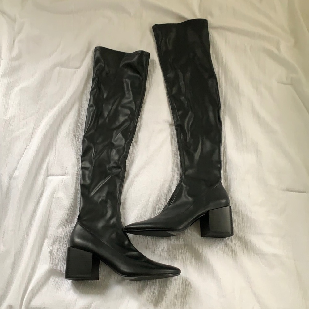 Zara over the knee boots